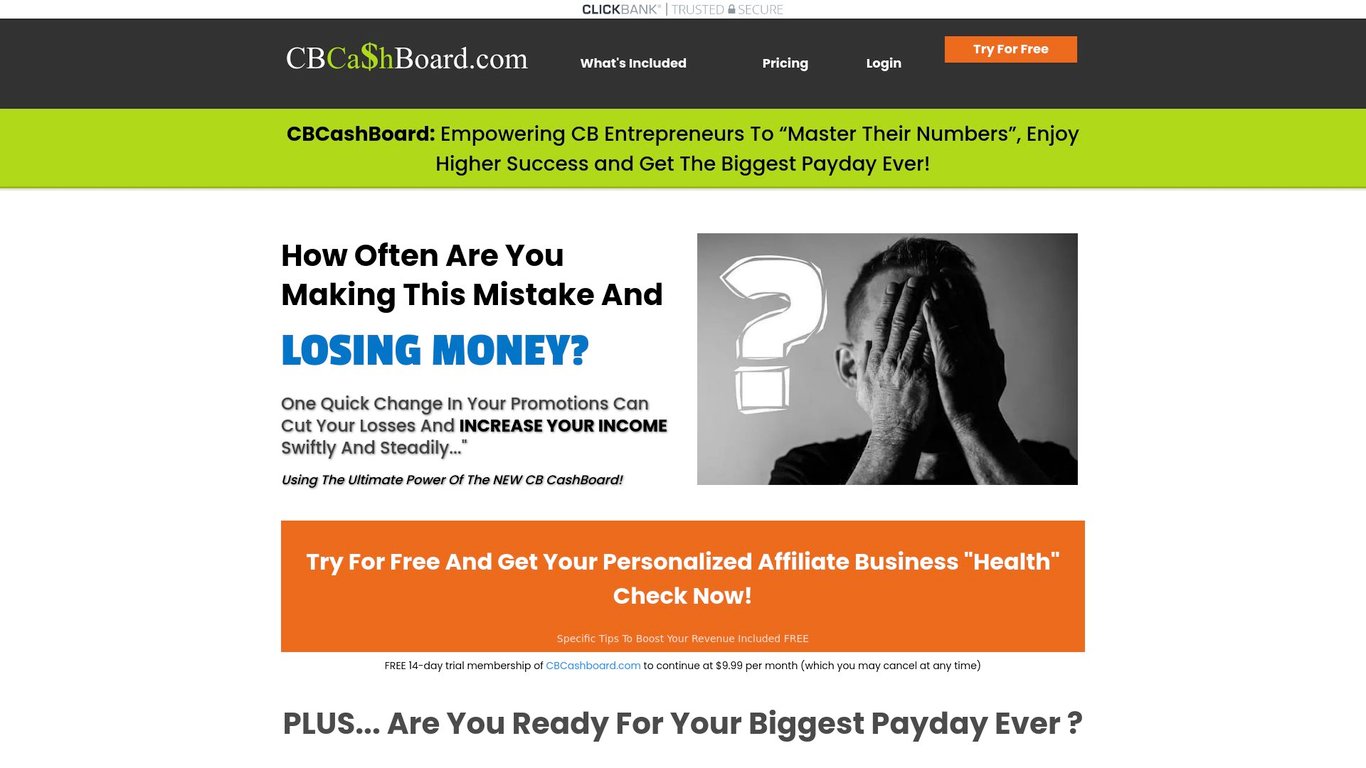 Step Up Your Clickbank Affiliate Game with CBCashboard!