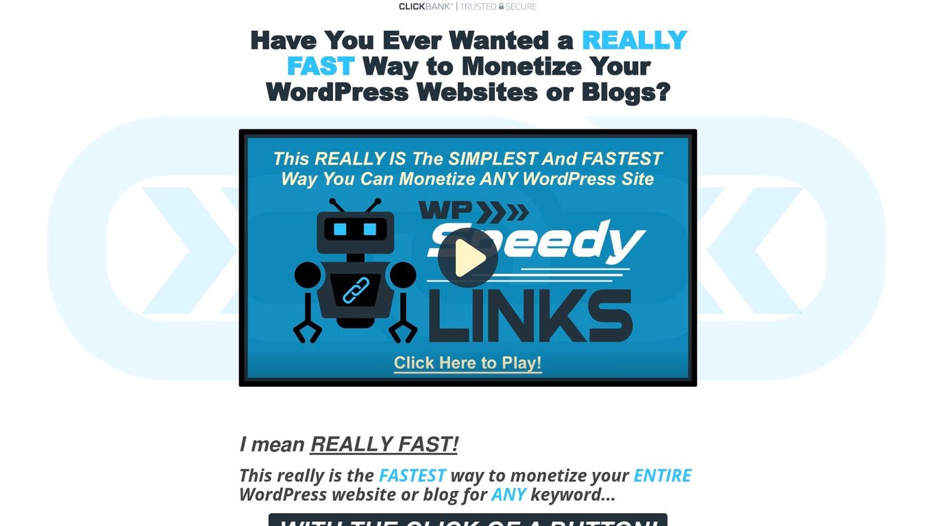 WP Speedy Links