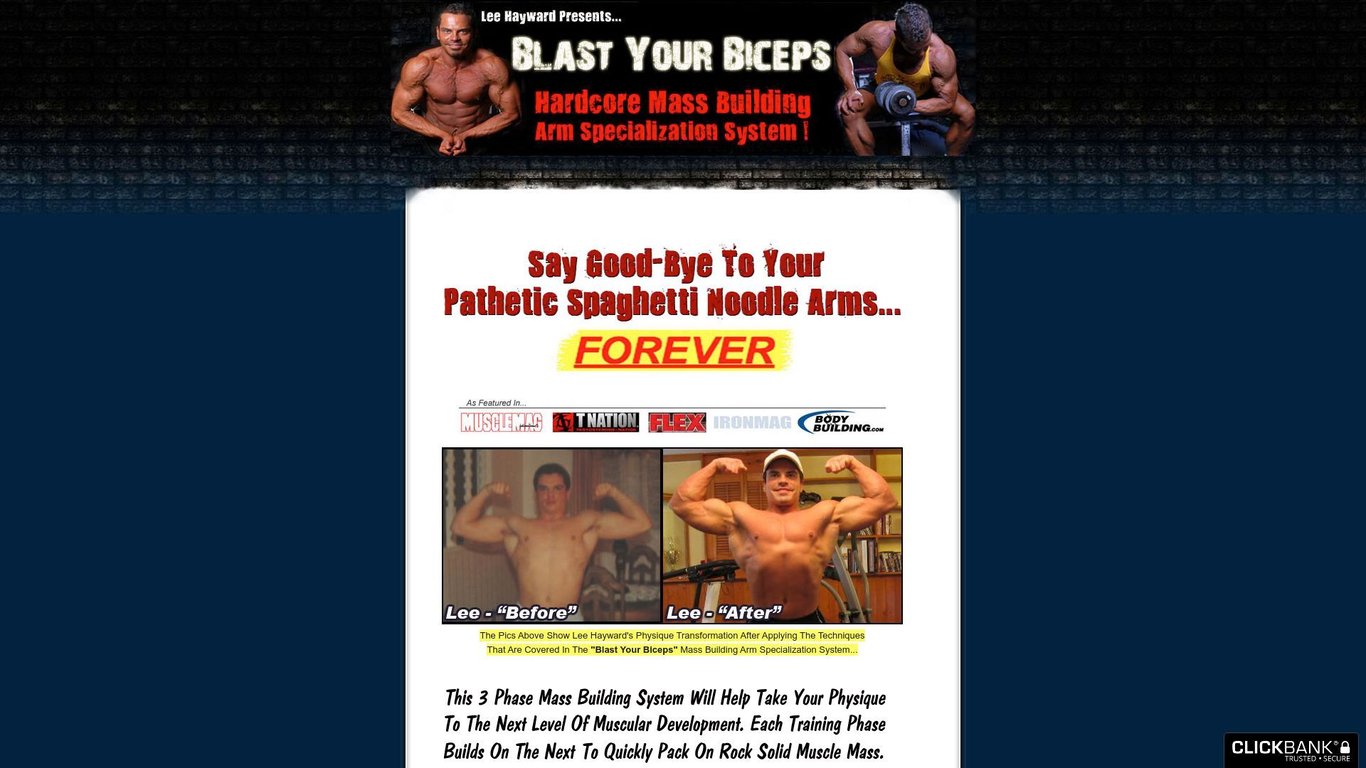 Blast Your Biceps: How To Add 2 Inches To Your Arms In Just 8 Weeks!