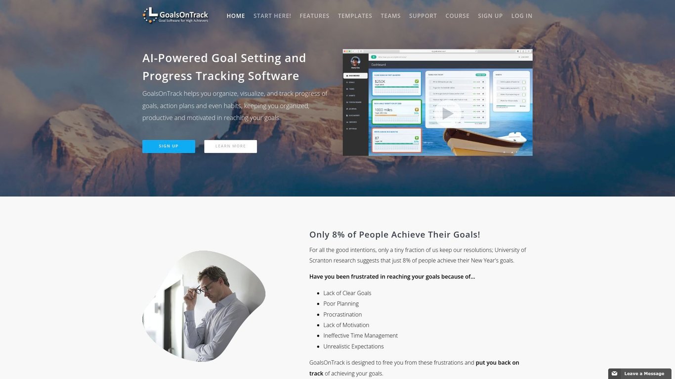 Goal Setting Software for High Achievers