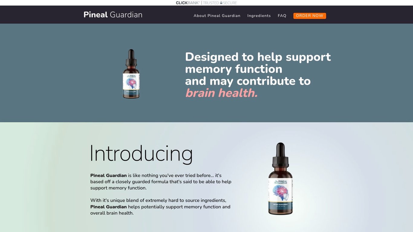 The Pineal Guardian - Brand New Brain Health Supplement for 2024!