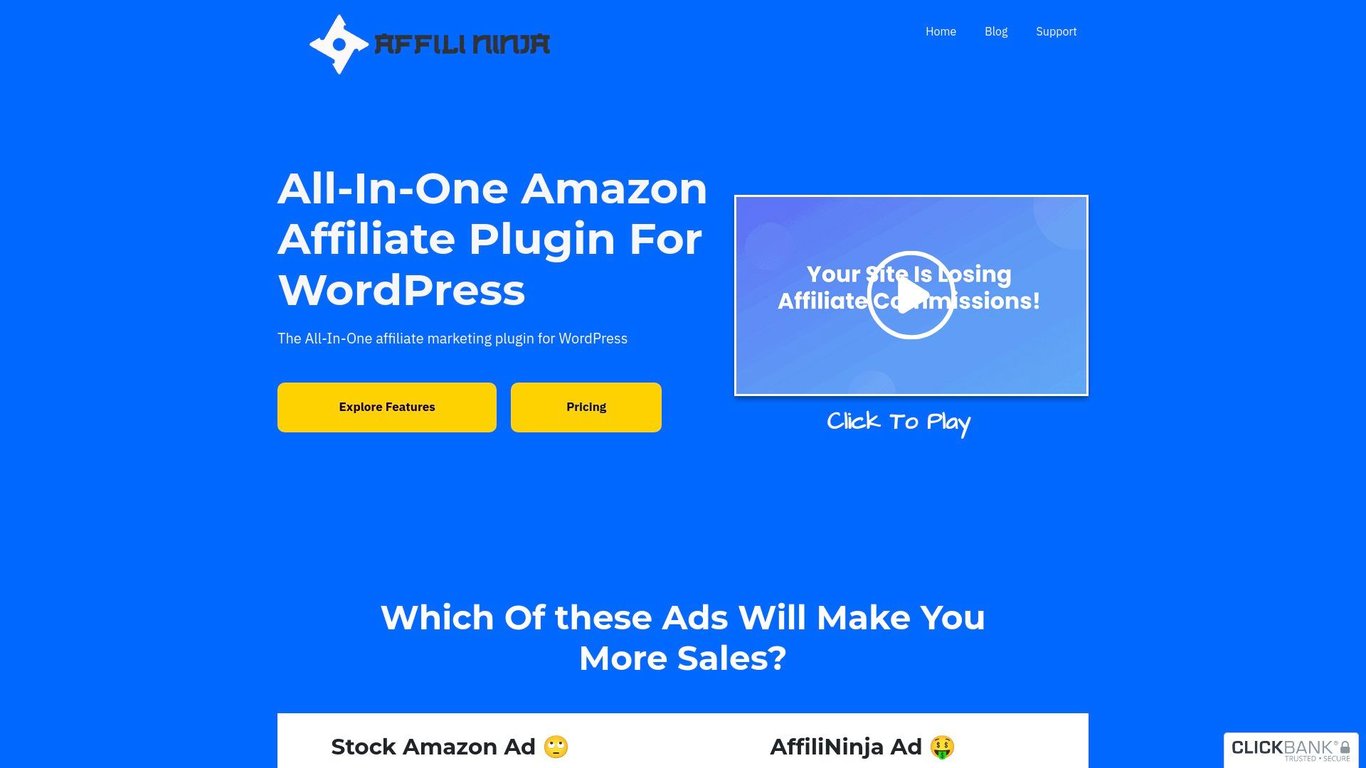 AffiliNinja - Amazon Affiliate Marketing Plugin