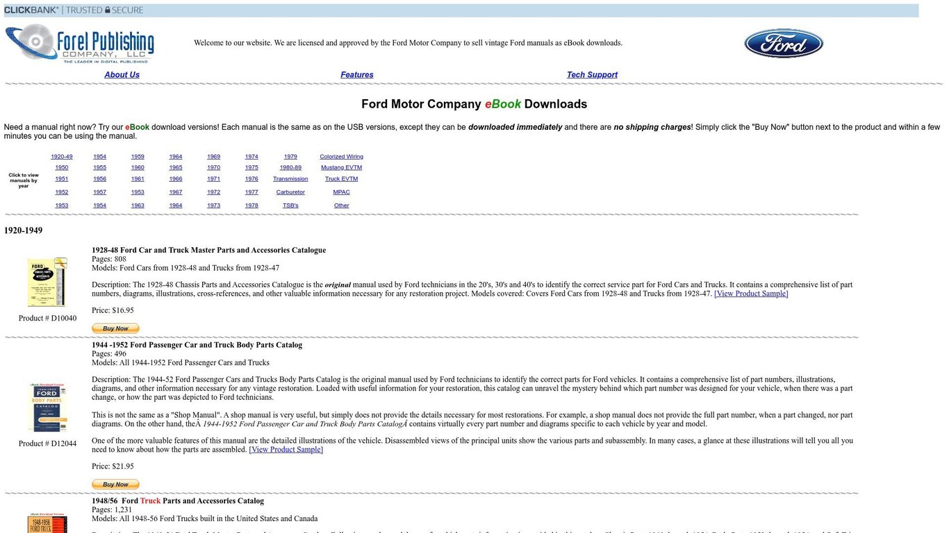 eBooks - Ford Shop Manuals and Service Manuals