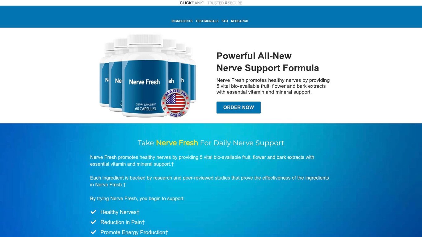 Nerve Fresh - NEW TOP NEUROPATHY PRODUCT FOR 2024