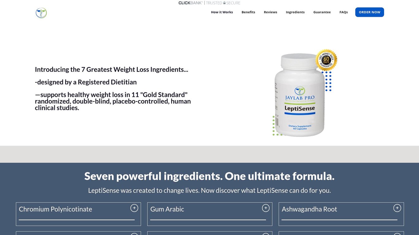 LeptiSense (7 Powerful Ingredients, One Ultimate Formula)