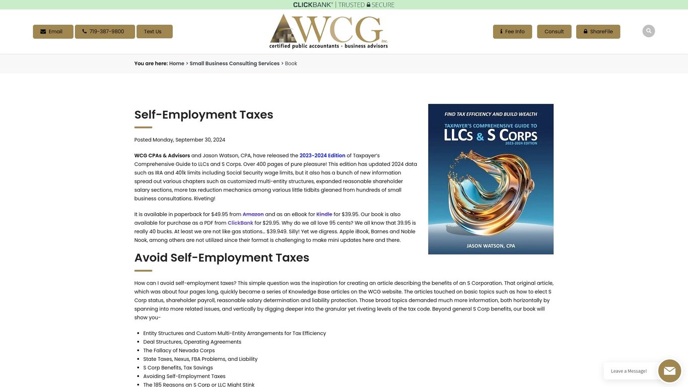 Taxpayer's Comprehensive Guide to LLCs and S Corps