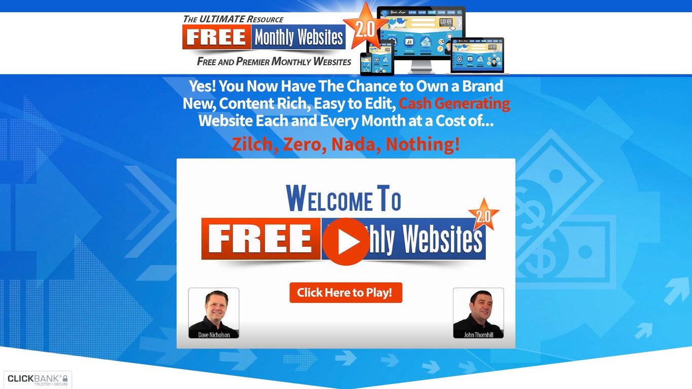 Free Monthly Websites 2.0