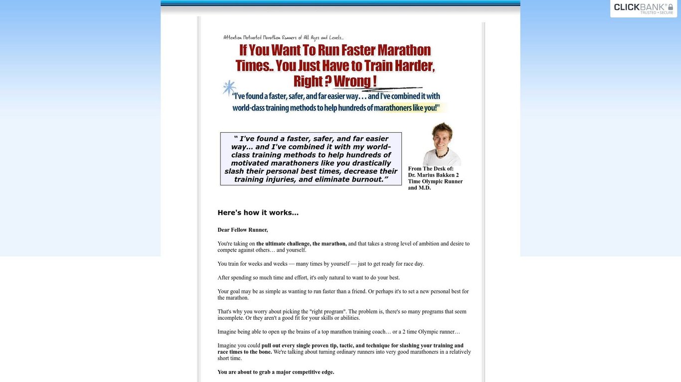 The 100 Day Marathon Plan - Low PPC,  High Payout !