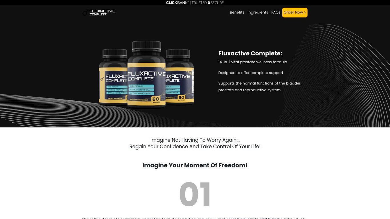 FLUXACTIVE - Unique 14-in-1 MEGA PROSTATE Offer