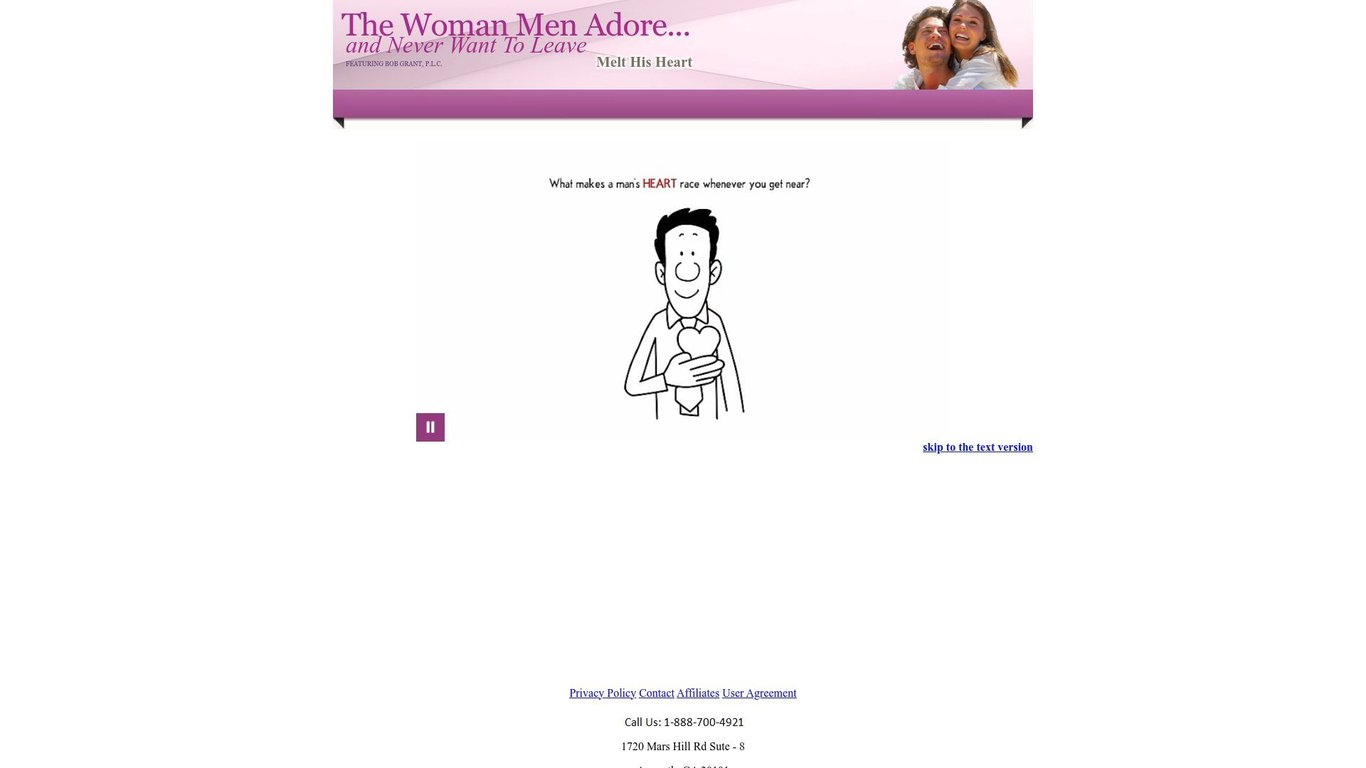 100% commissions available: The Woman Men Adore