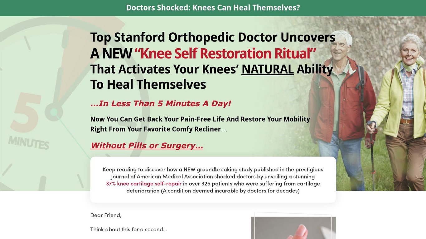 Feel Good Knees for Fast Pain Relief