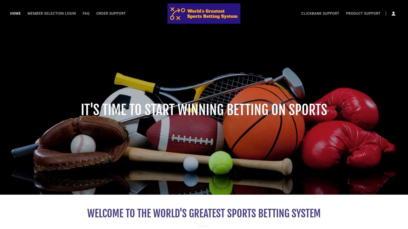 World's Greatest Sports Betting System - Earn up to $1782 per sale!