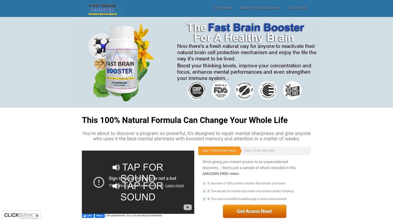 Fast Brain Booster