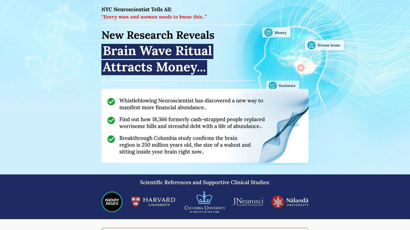 Billionaire Brain Wave - Brand New VSL From 8-Figure Marketer