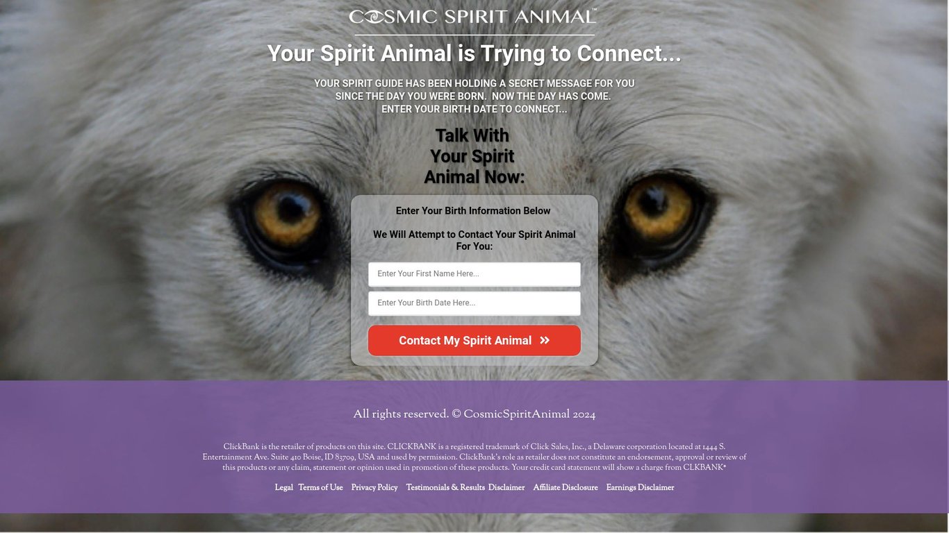 Cosmic Spirit Animal Now With No-Opt in Version too!