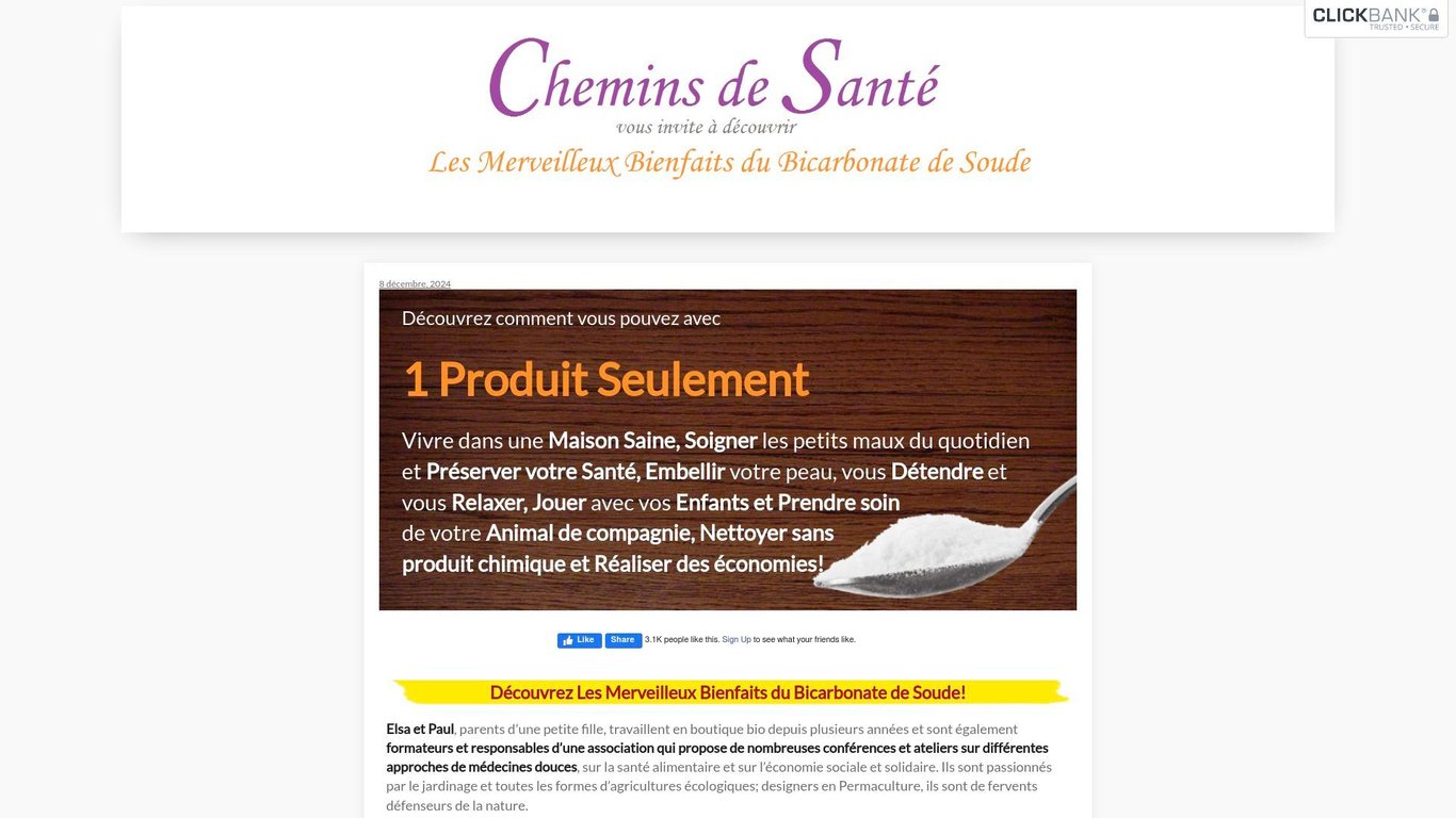 Chemins de Santé - Multi-Proposal Offers !