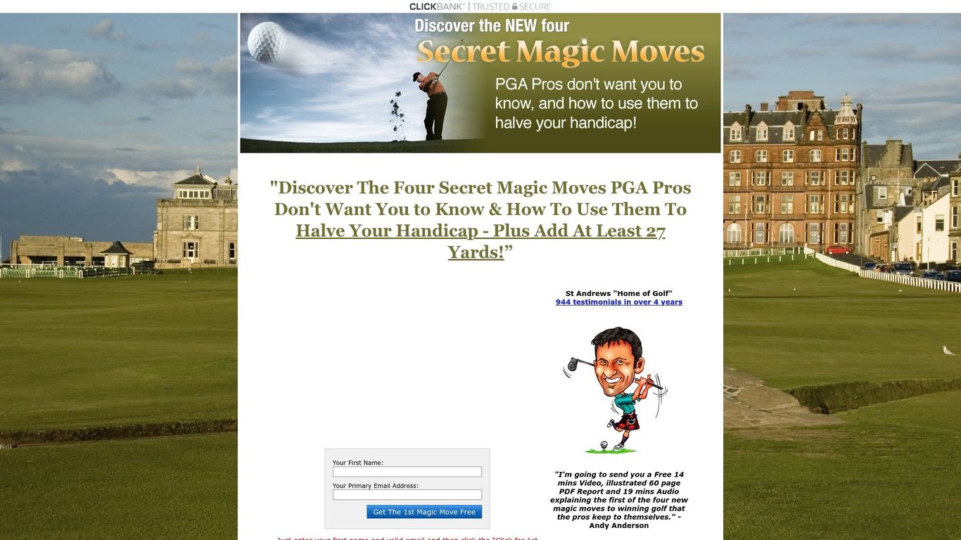 The New Four Magic Moves To Winning Golf