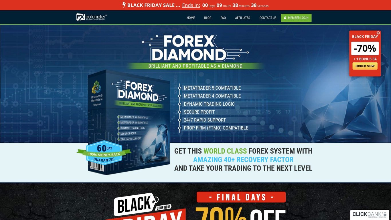 Forex Diamond EA -#2022 Update