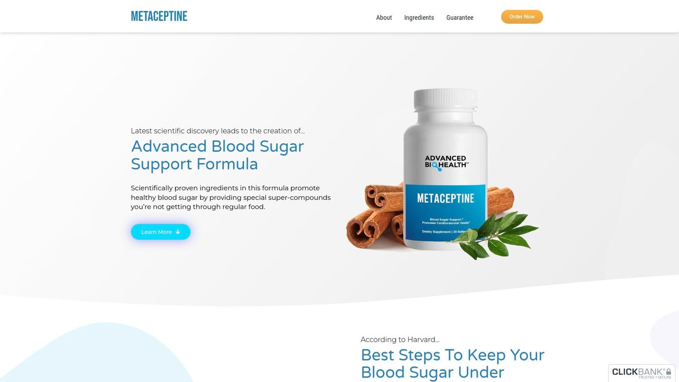 Metaceptine - Blood Sugar Formula