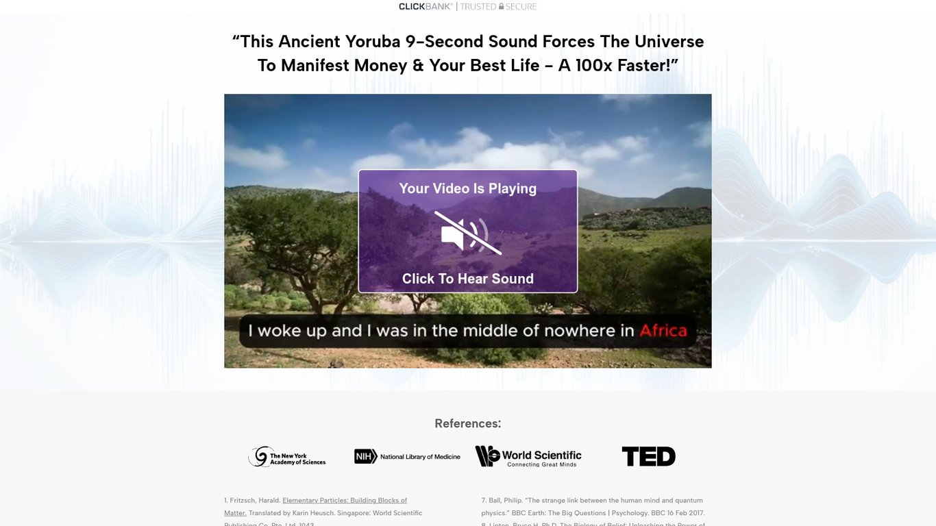 Gaia Sound Miracle - Brand NEW VSL From An Agora Copywriter