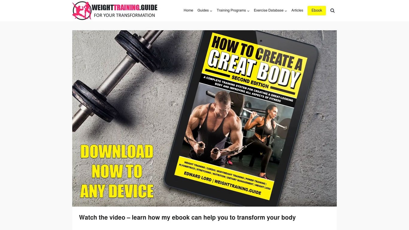 How to Create a Great Body, Second Edition