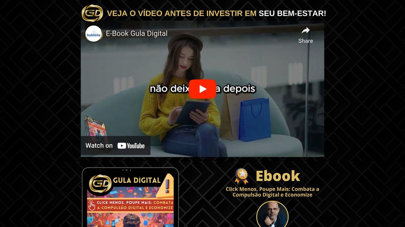 Oferta Exclusiva: Ganhe 25% por Venda do E-book "Gula Digital"!