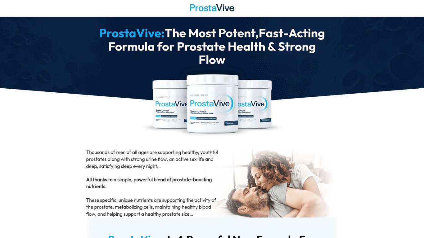 ProstaVive - Powerhouse Prostate Offer Screenshot