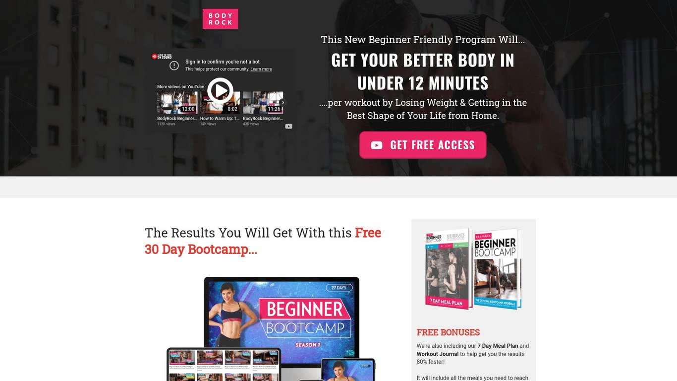 *NEW* Beginner Bootcamp by BodyRock - The Ultimate Weight Loss Program