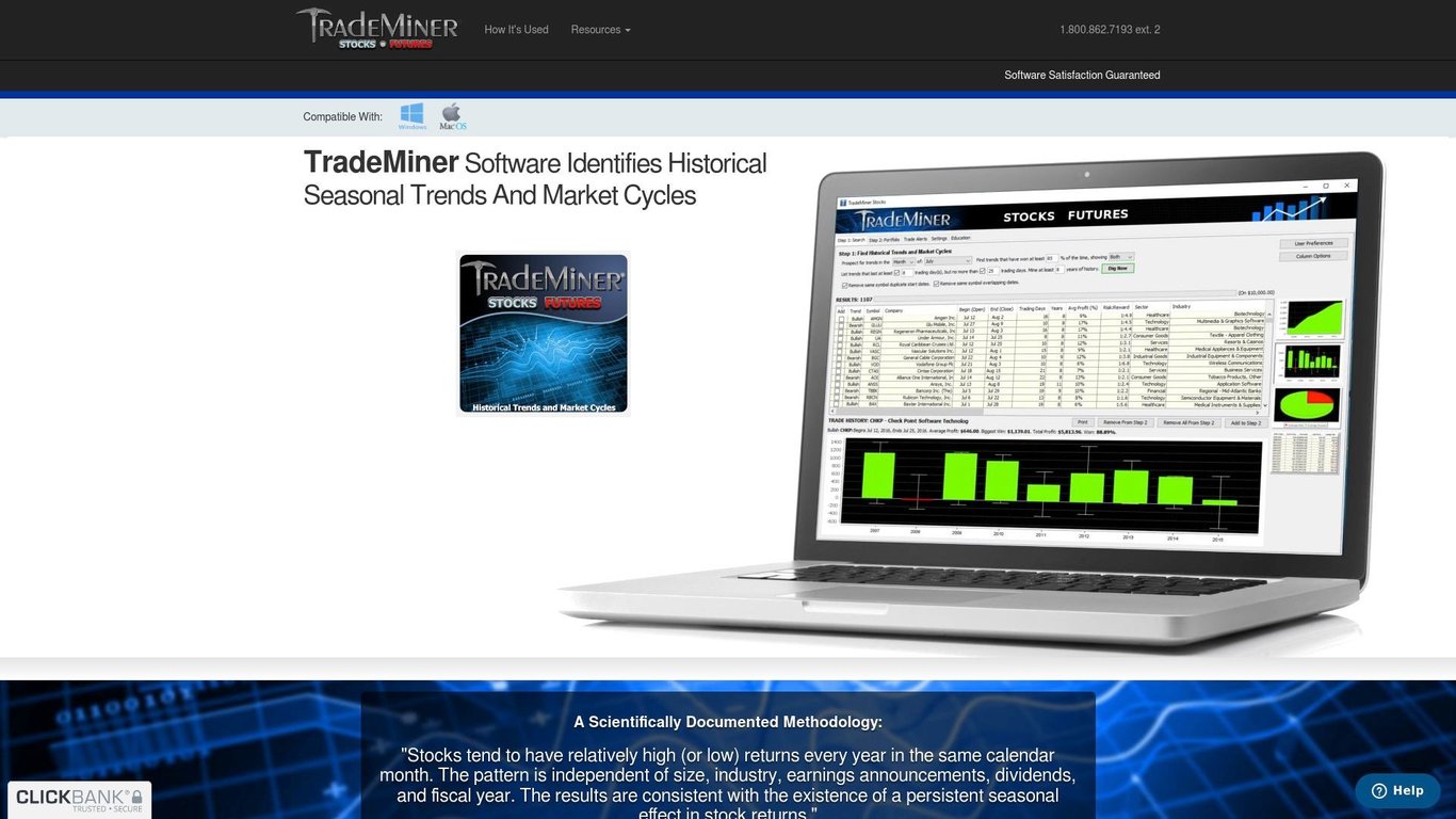 TRADEMINER - Stocks - Futures - Seasonal Market Trends