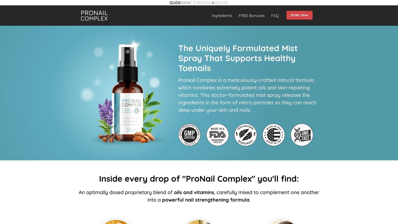 ProNail Complex $4 EPC On Unique Antifungal Mist Spray