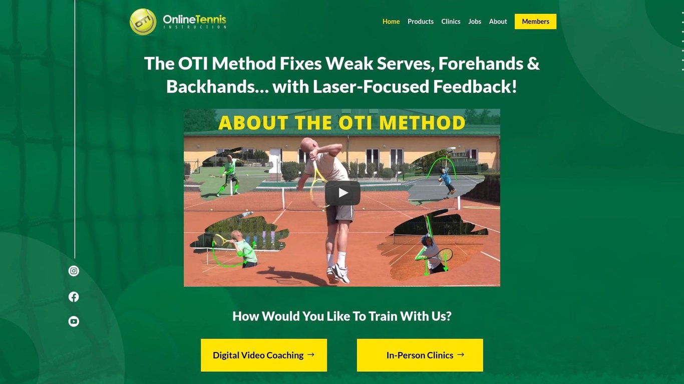 Online Tennis Instruction