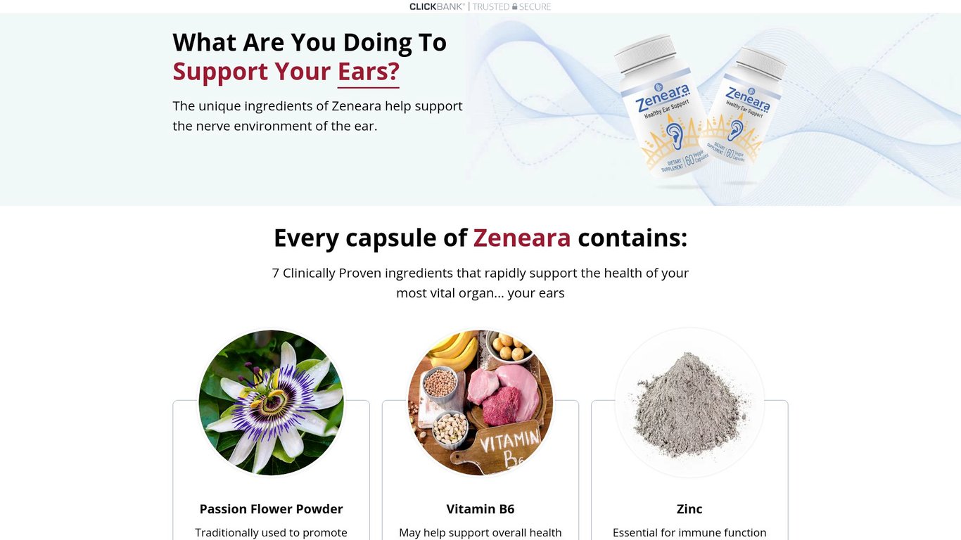 Zeneara - #1 Ear Offer On ClickBank