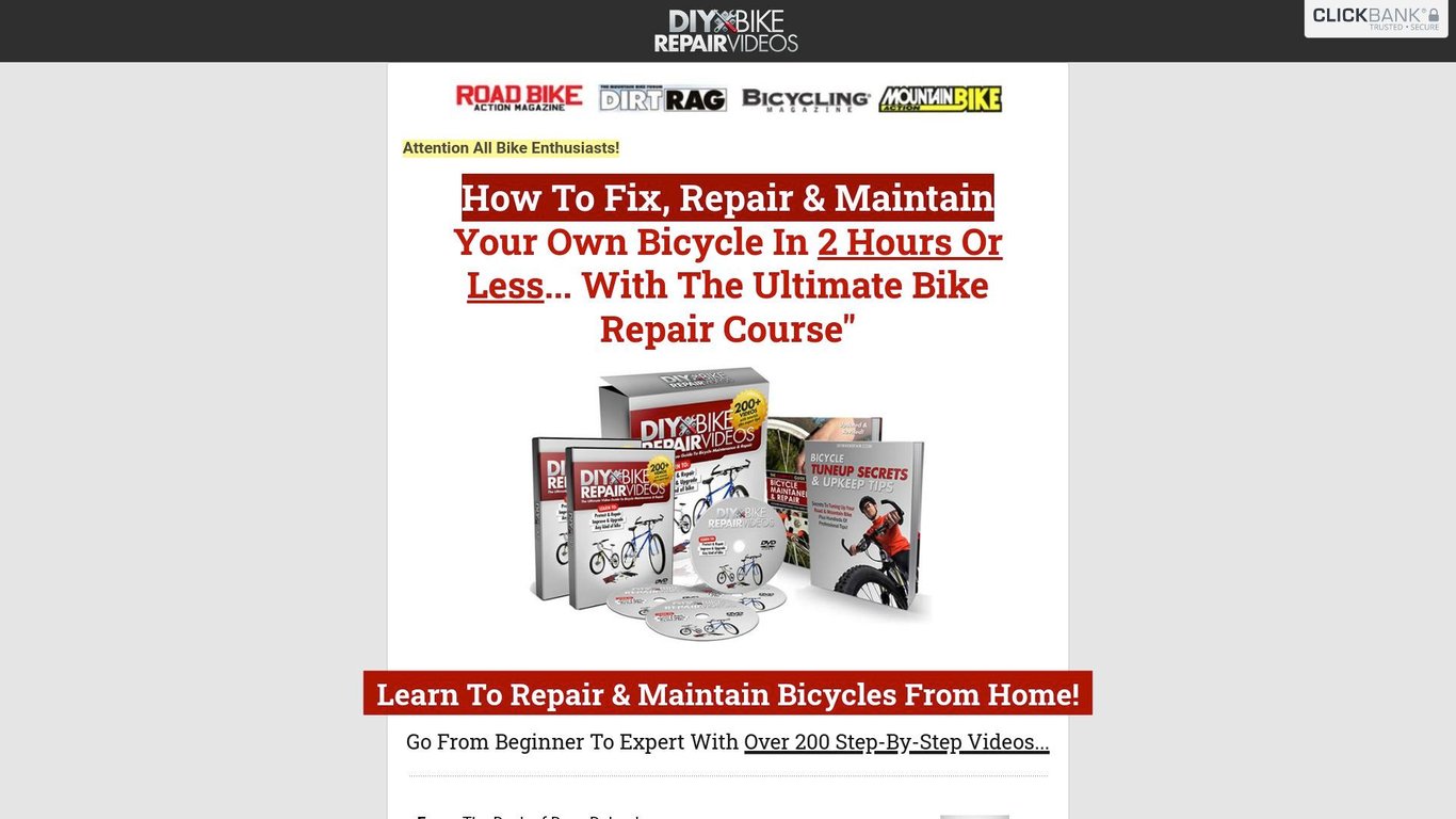 Newly Updated! DIY Bike Repair Course - Red Hot Conversions!