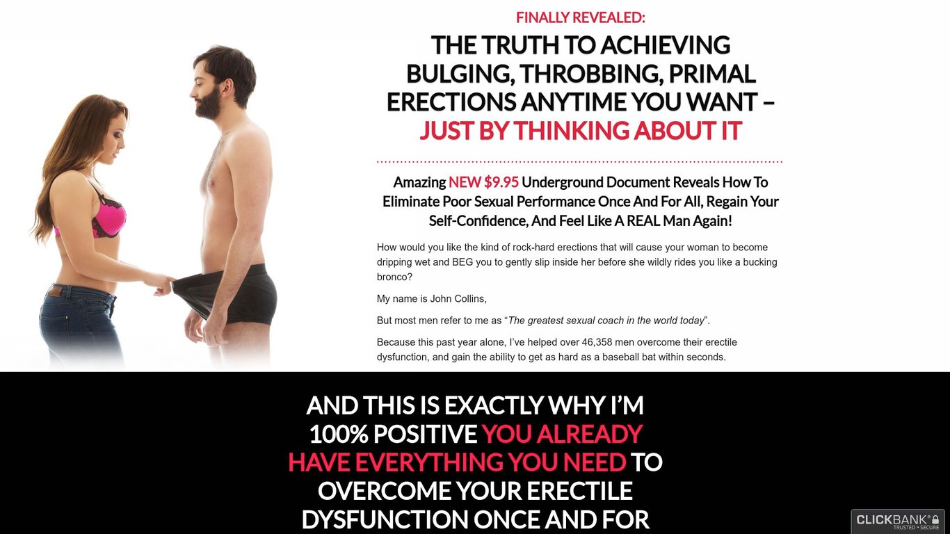 The ED Bible - High EPCs On This Erectile Dysfunction Tripwire Offer