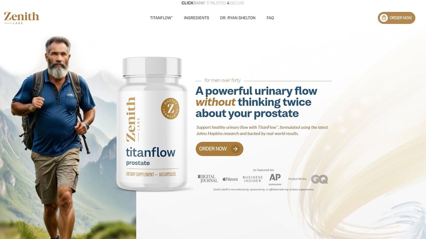 TitanFlow Prostate Support Supplement