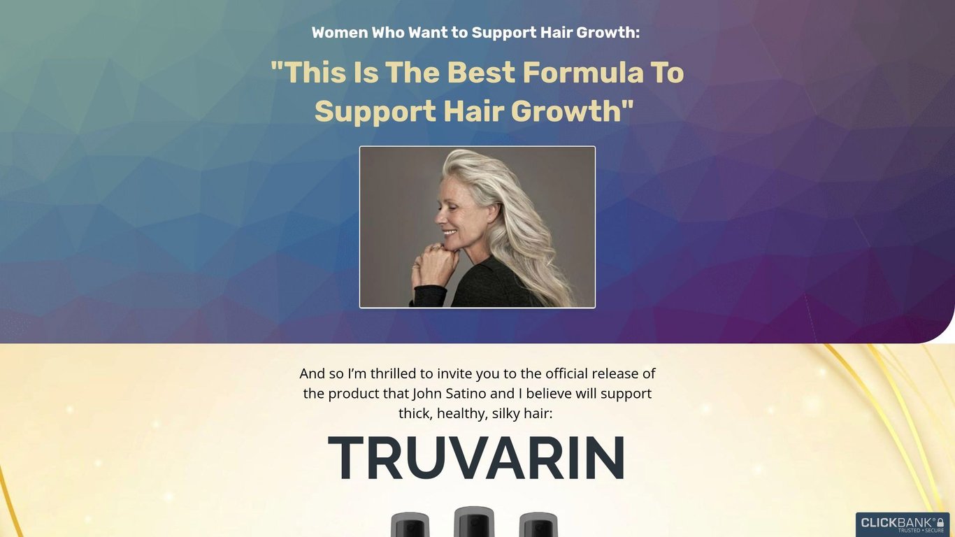 TruVarin - Enriched Hair Growth Formula