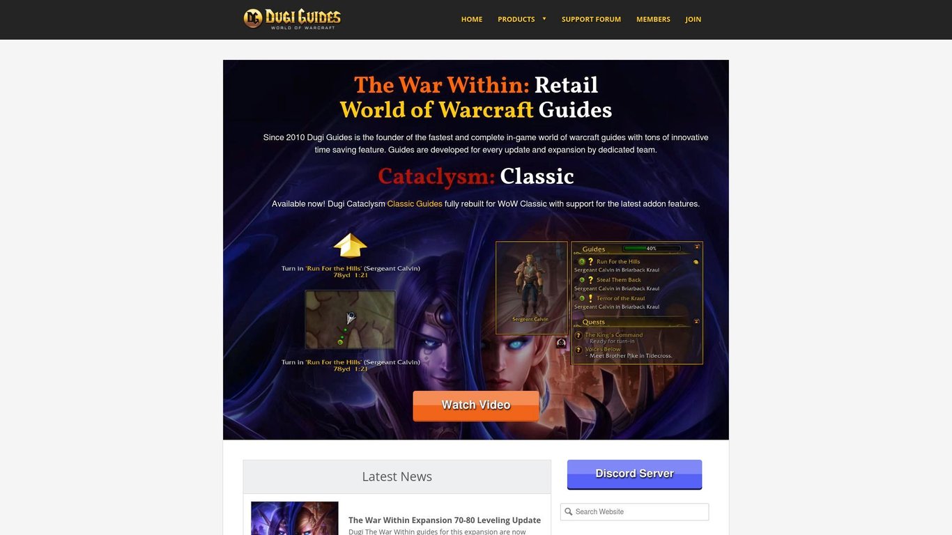 Dugi World of Warcraft Guides