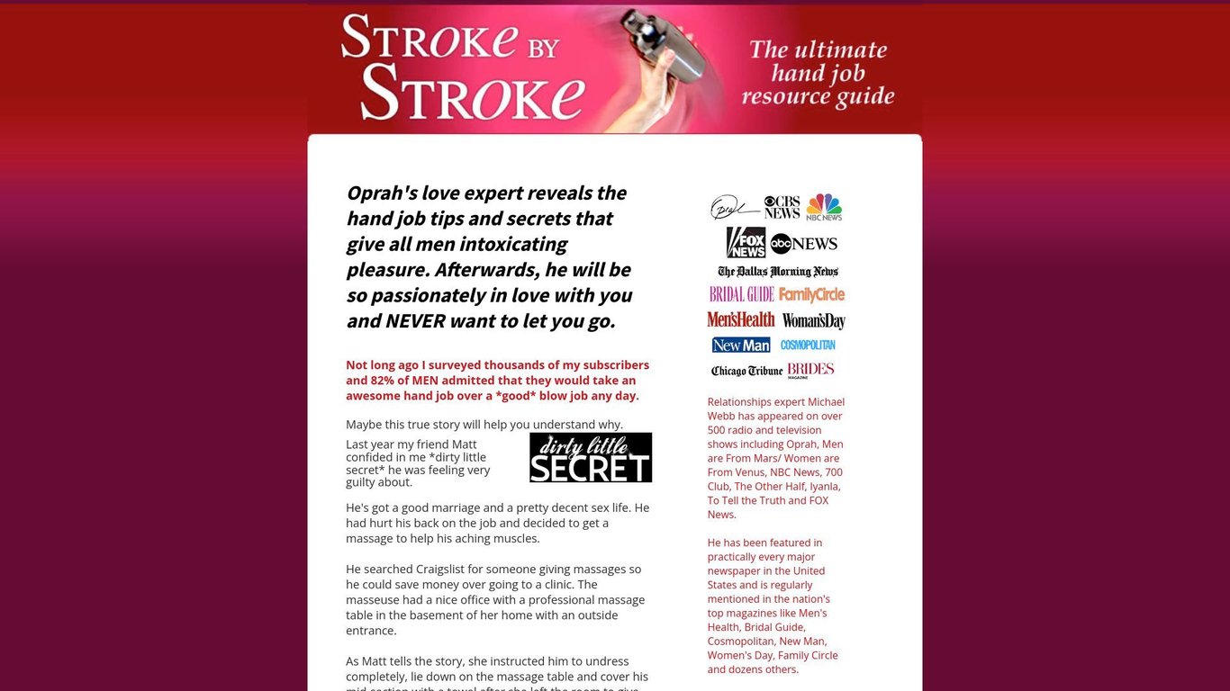 Stroke by Stroke - Guide to Giving Amazing Hand Jobs