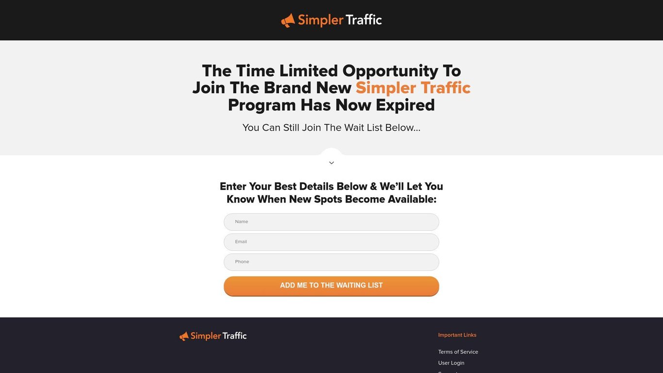 SImpler Traffic