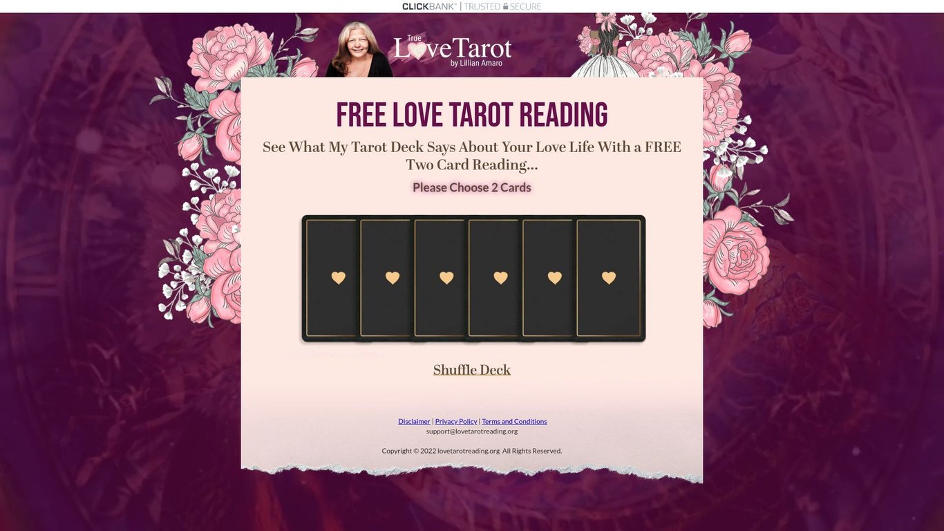 NEW! Interactive Love Tarot Reading - Lillian Amaro's 7 Card Tarot