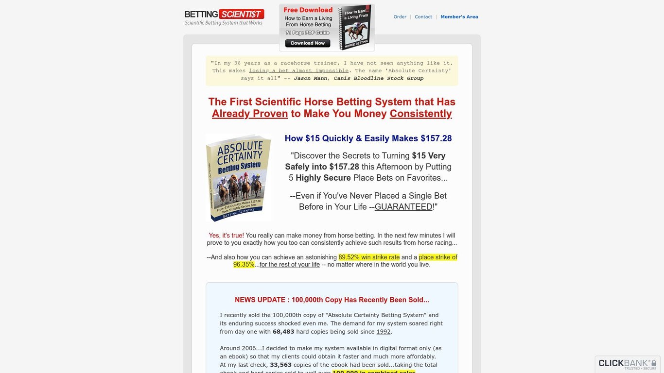 Betting Scientist: How $15 Safely Makes $157.28 In An Afternoon