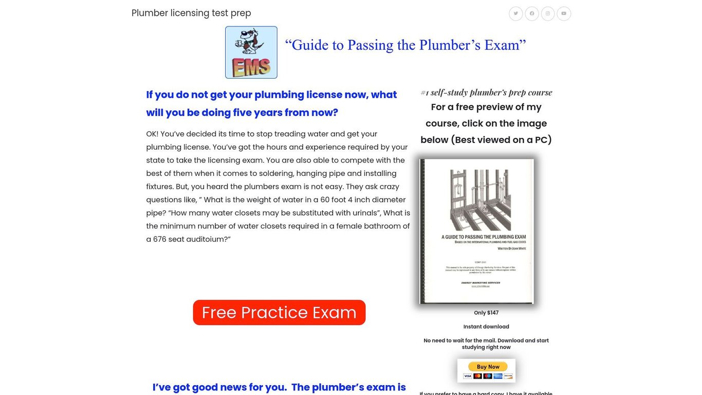 Guide to Passing the Plumbers Exam