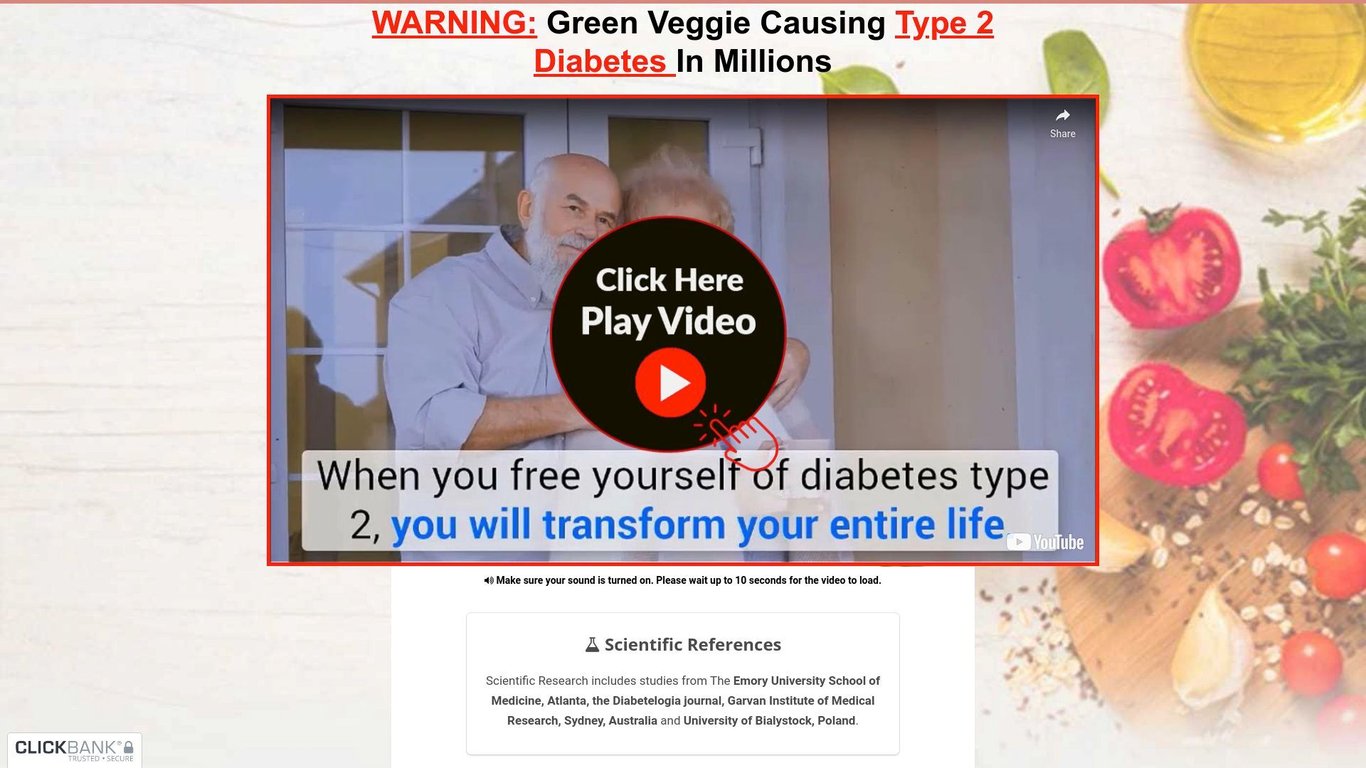 Diabetes Freedom - 100% Commissions Available