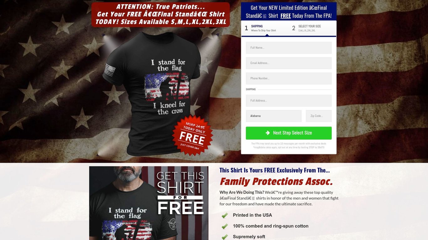 Free Last Stand Shirt Offer Converts 13.3 Percent - Survival Life