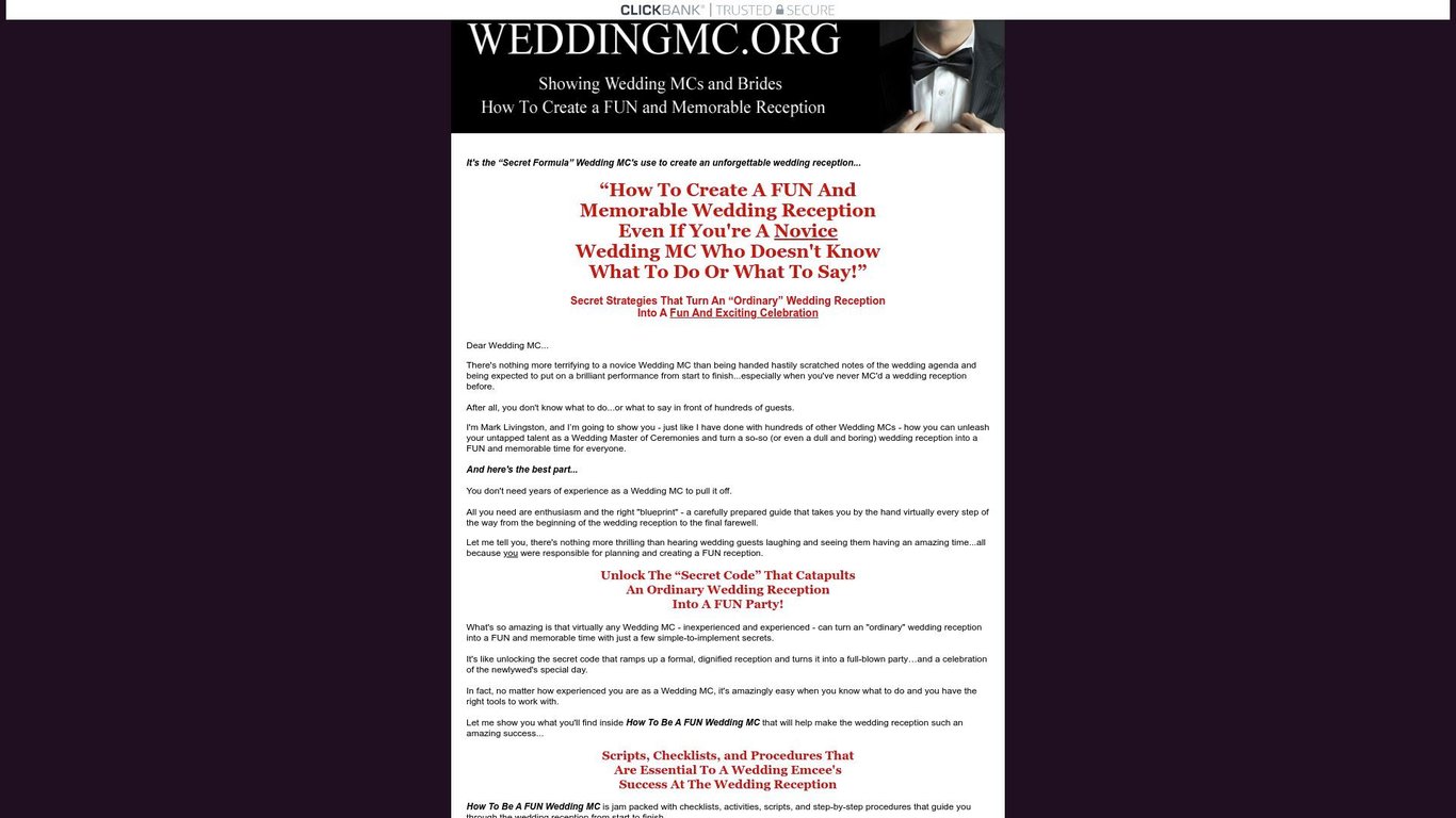 How To Be A FUN Wedding MC