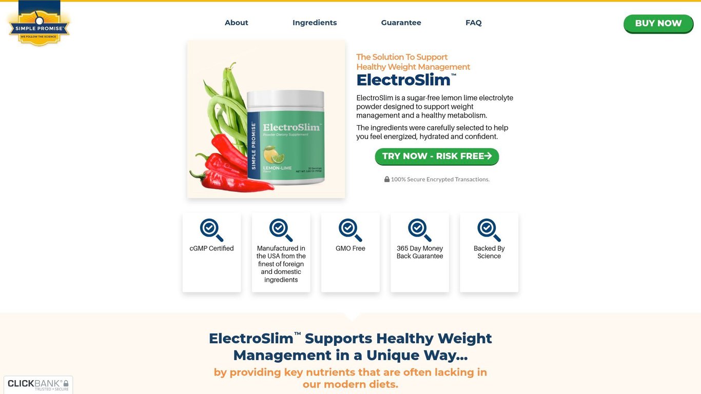 ElectroSlim | Trending Weight Loss Electrolyte Offer