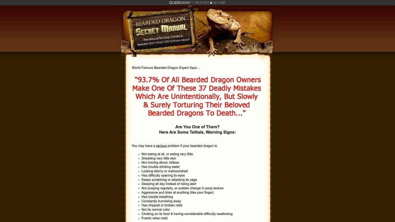 Bearded Dragon Secret Manual