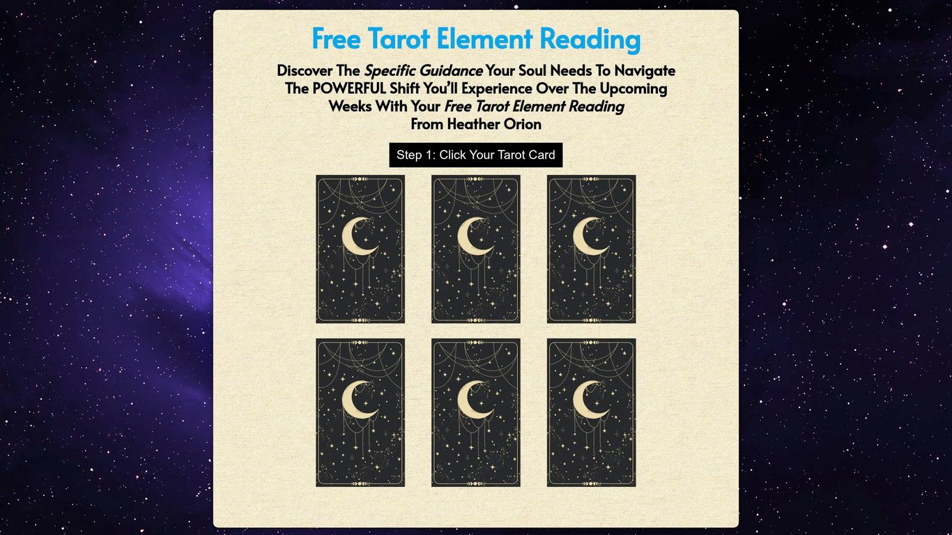 Tarot-Element Reading - Sep 2023 - Hot New Offer Insane Conversions!