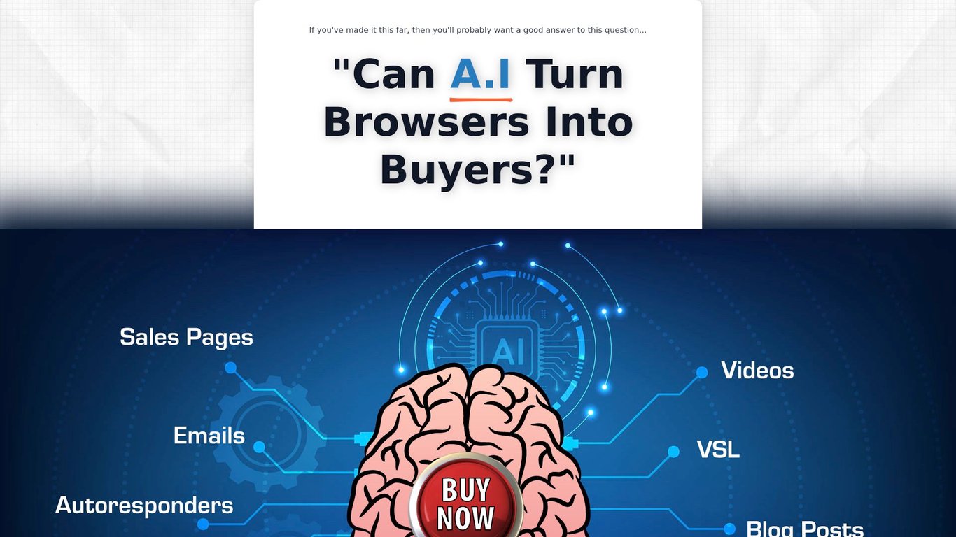 "Can A.I Turn Browsers Into Buyers?"