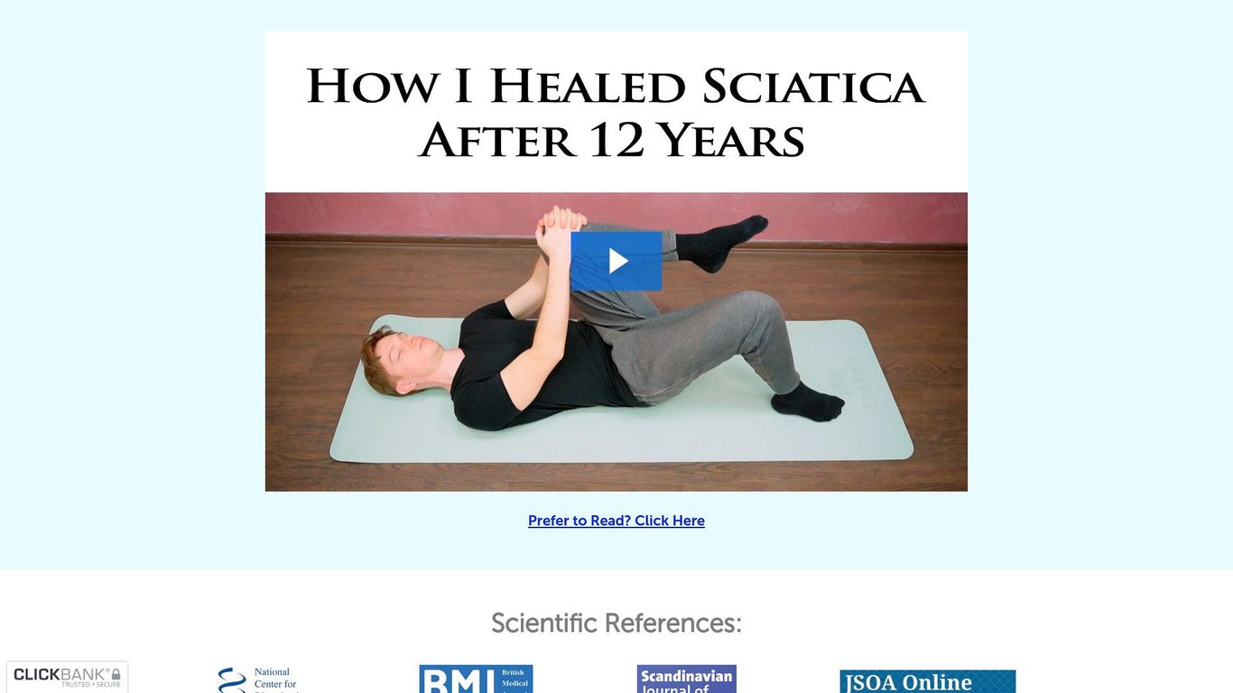 The Sciatica Recovery System